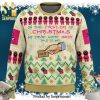 Ommegang Established 1997 Reindeer Knitted Ugly Christmas Sweater