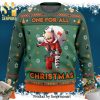 On The First Day Of Christmas Squid Game Knitted Ugly Christmas Sweater