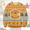 Orval Brewery Beer Reindeer Knitted Ugly Christmas Sweater