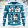 Our Pets Heads Are Falling Off Knitted Ugly Christmas Sweater