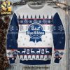 Pabst Blue Ribbon Knitted Ugly Christmas Sweater