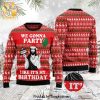 Patriotic Eagle Pattern Knitted Ugly Christmas Sweater