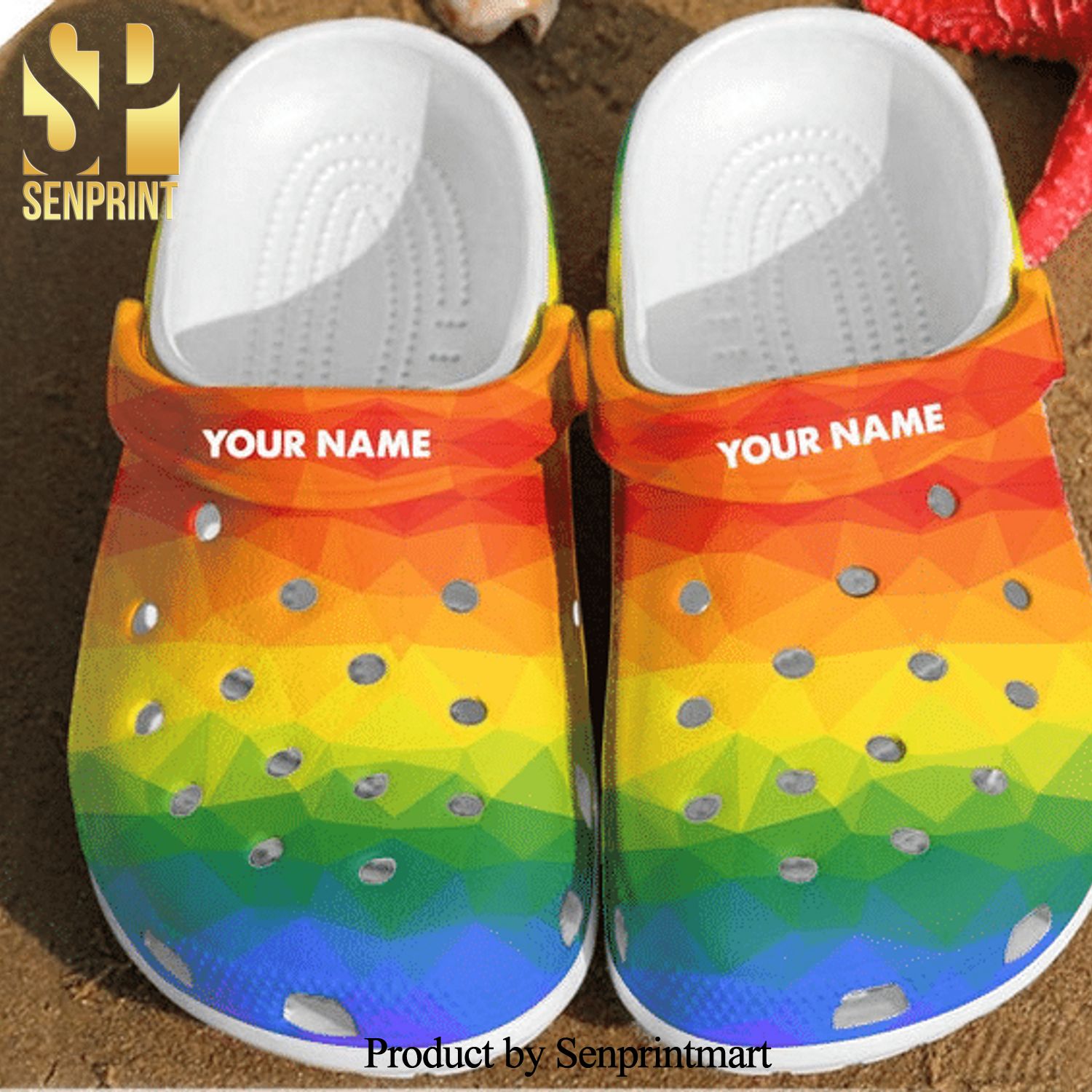 Custom Name LGBT Hypebeast Fashion Crocs Crocband Adult Clogs