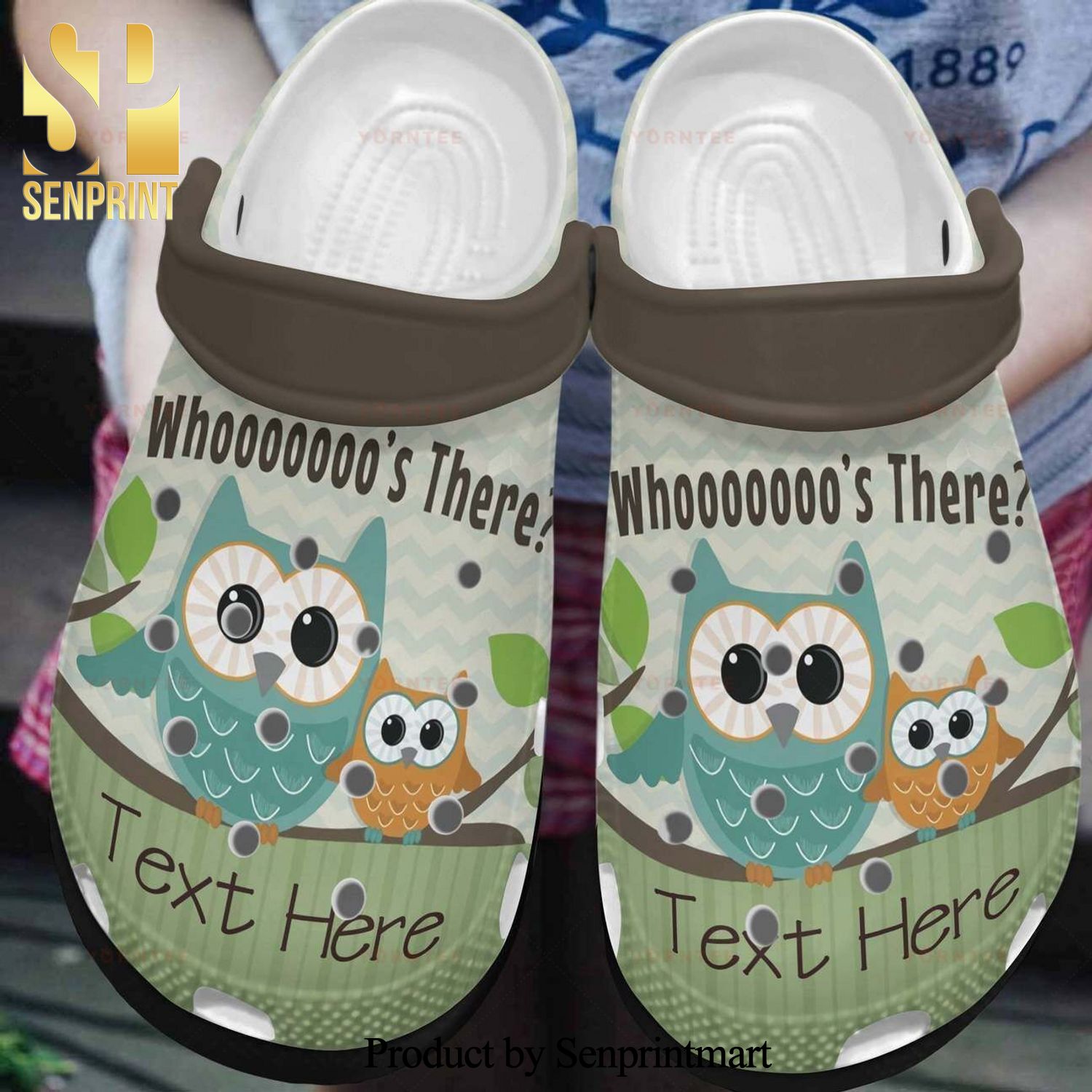 Custom Name Owl Who Is There Gift For Lover Street Style Crocs Shoes