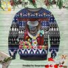 Pennywise It Horror Poster Knitted Ugly Christmas Sweater