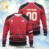 Personalized Karasuno Haikyuu Manga Anime Knitted Ugly Christmas Sweater