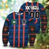 Personalized Poke Rock Uniform Manga Anime Knitted Ugly Christmas Sweater