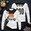 Personalized Poke Champion Uniform Manga Anime Knitted Ugly Christmas Sweater