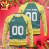 Personalized Team Fukurodani Haikyuu Manga Anime Knitted Ugly Christmas Sweater