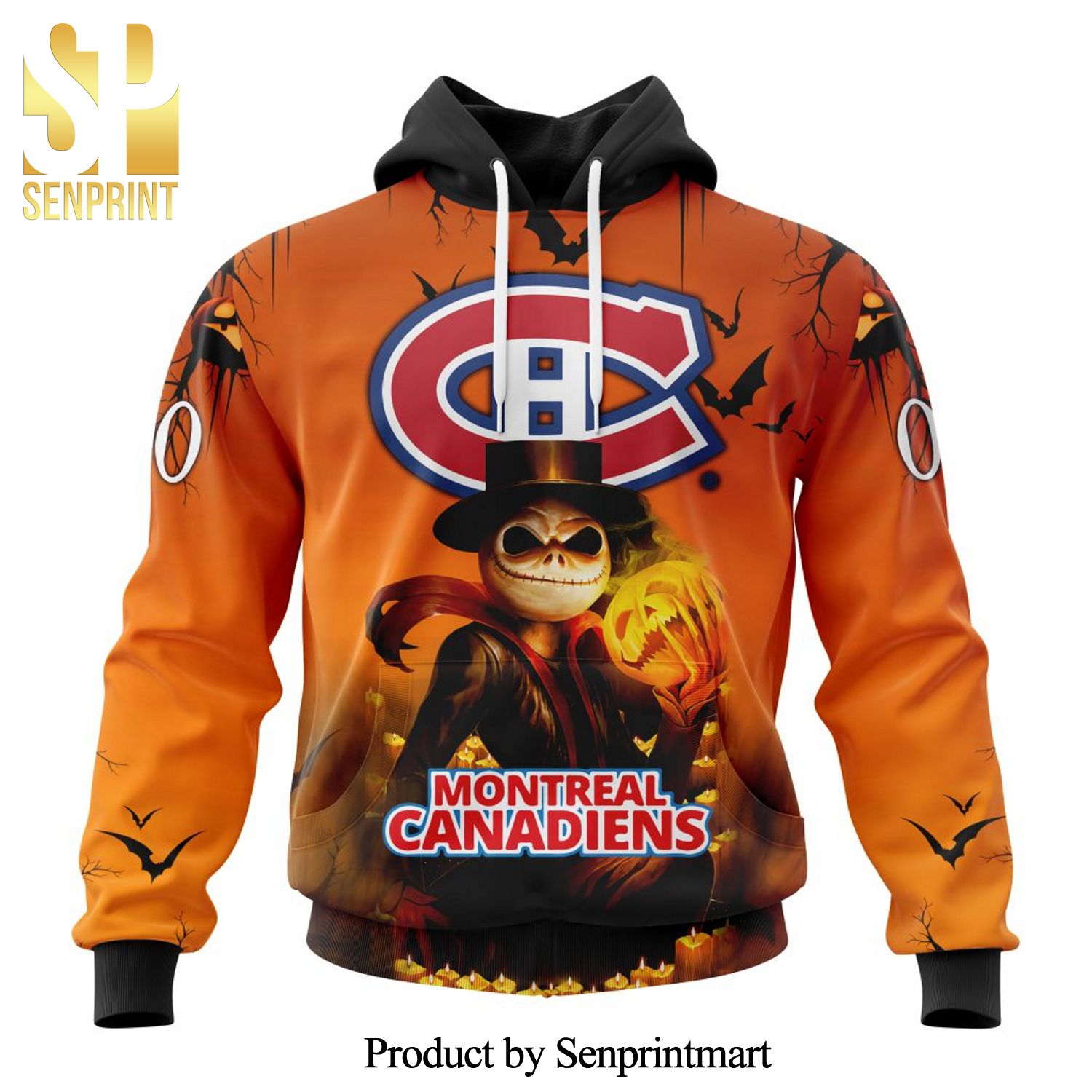 NHL Montreal Canadiens Version Halloween Concepts All Over Printed Shirt