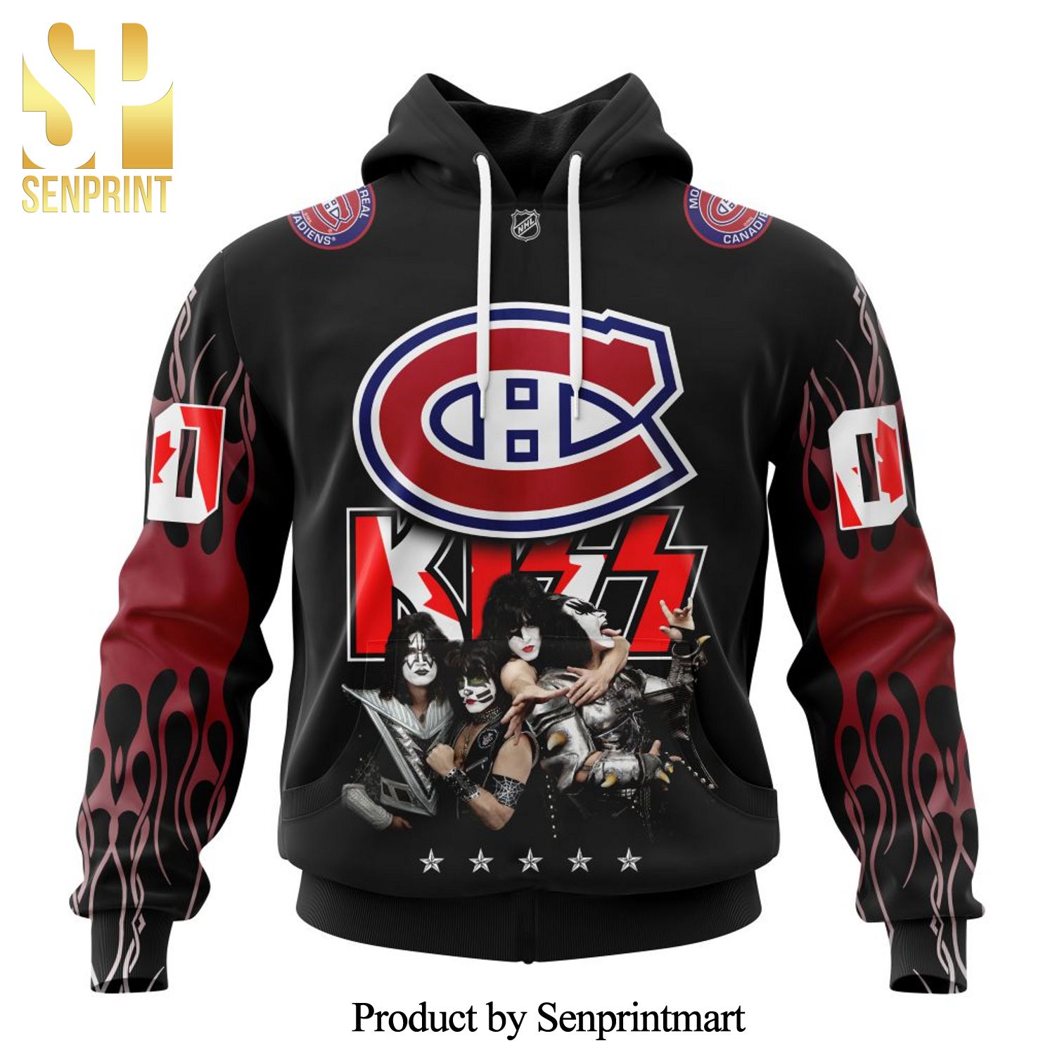 NHL Montreal Canadiens X Kiss For Sport Fans All Over Printed Shirt