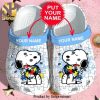 Custom Name Snoopy And Woodstock Full Printing Crocs Sandals