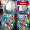 Custom Name Snoopy Comics Gifts Flower Gift For Lover Full Printed Crocband Crocs