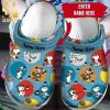 Custom Name Snoopy Comics Gifts Flower Gift For Lover All Over Printed Crocs Crocband