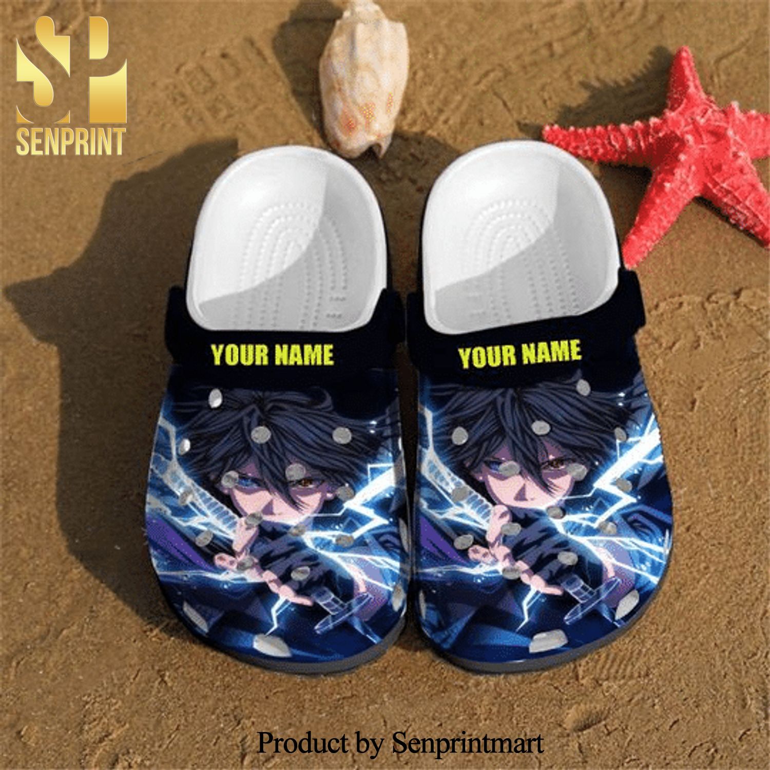 Custom name Uchiha Sasuke Anime New Outfit Crocs Shoes