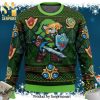 Pixel Squirtle Pokemon Manga Anime Knitted Ugly Christmas Sweater