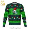 Pokemon Characters Merry Christmas Snowflake Knitted Ugly Christmas Sweater