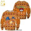 Pokemon Characters Merry Christmas Snowflake Knitted Ugly Christmas Sweater