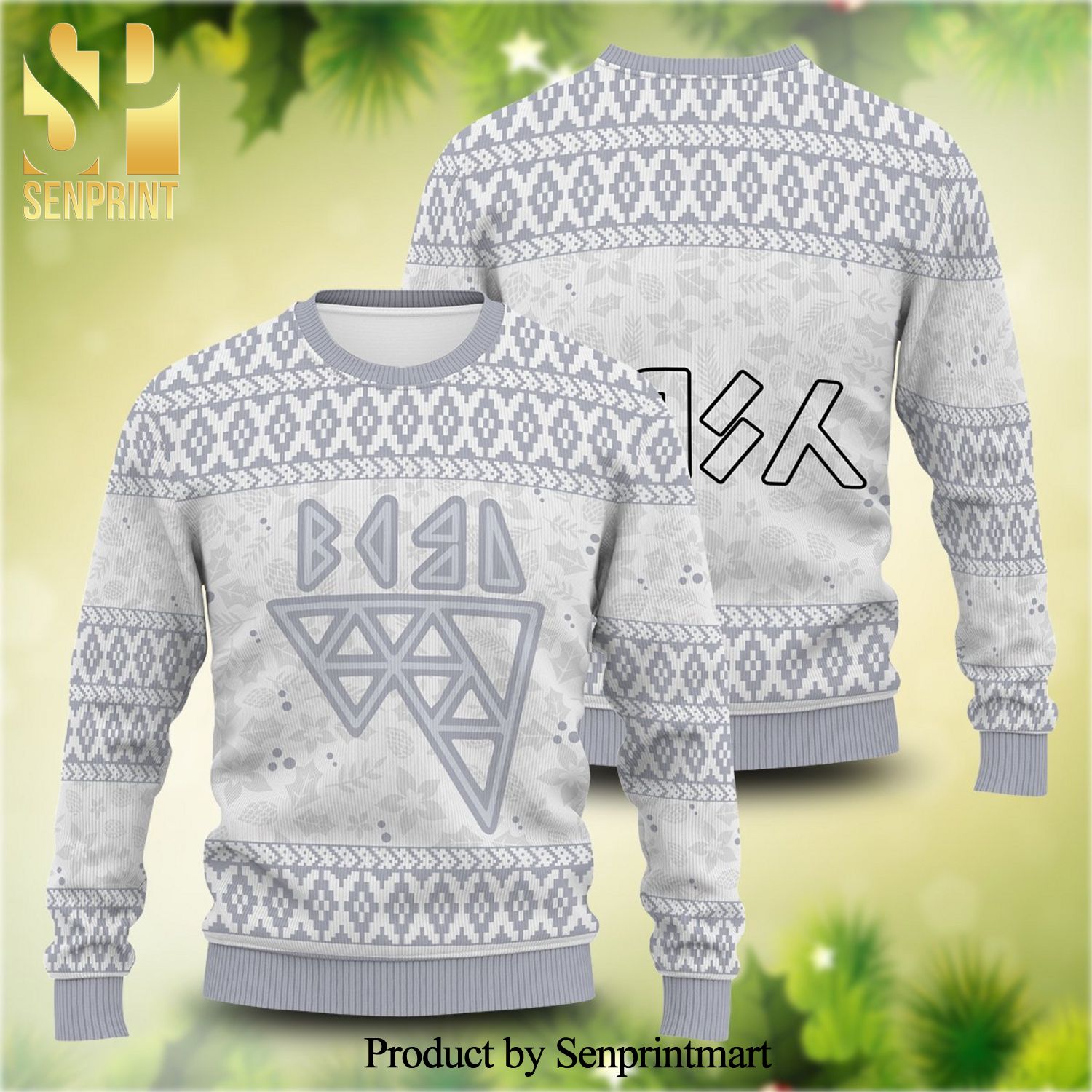 Pokemon Ice Uniform Manga Anime Knitted Ugly Christmas Sweater