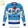 Pokemon Starters Manga Anime Knitted Ugly Christmas Sweater