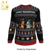 Pokemon Starters Premium Manga Anime Knitted Ugly Christmas Sweater