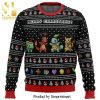 Pokemon Team Rocket Premium Manga Anime Knitted Ugly Christmas Sweater – Black