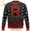 Pokemon Starters Premium Manga Anime Knitted Ugly Christmas Sweater