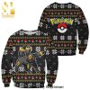 Pokemon Theme Gotta Catch ‘Em All’ Manga Anime Knitted Ugly Christmas Sweater