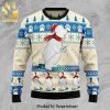 Polar Bear Star Xmas Knitted Ugly Christmas Sweater