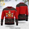 Praise The Sun Knights Knitted Ugly Christmas Sweater