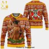 Portgas D Ace Japan Style One Piece Anime Knitted Ugly Christmas Sweater