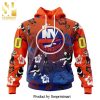 NHL New York Islanders X Kiss For Sport Fans All Over Printed Shirt