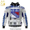 NHL New York Rangers X Batman Version For Father Day All Over Printed Shirt