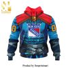 NHL New York Rangers X Boba Fett’s Armor For Star Wars Fourth Of July All Over Printed Shirt