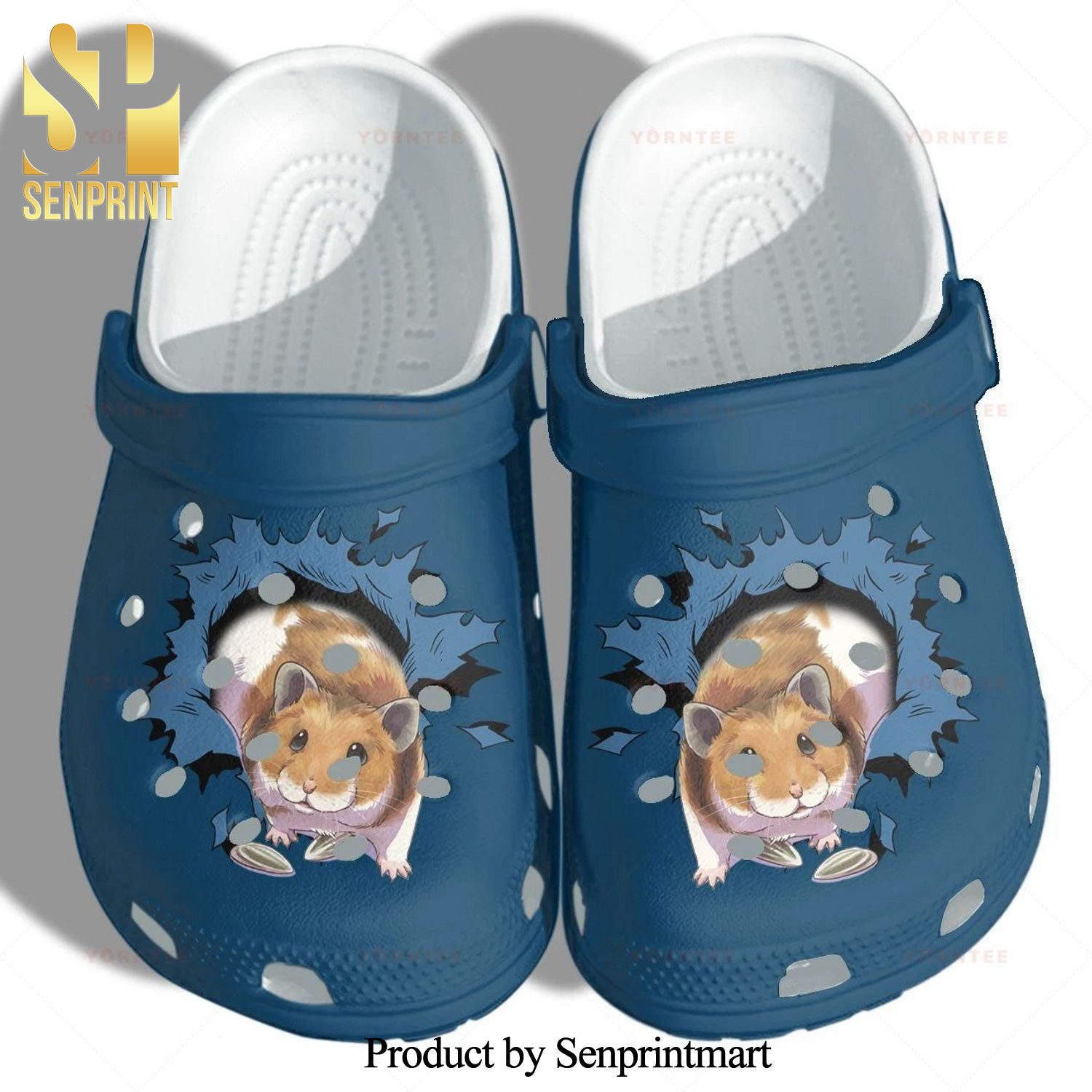 Cute Hamsters Girl Who Love Guinea Pigs Mouse Funny Gift For Lover Crocs Sandals