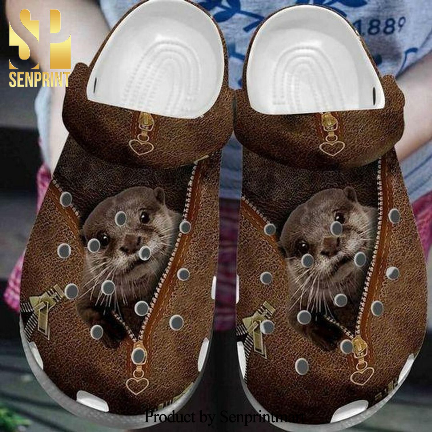 Cute Otter Personalized 10 Gift For Lover Unisex Crocs Crocband Clog