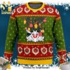 Pringles Potato Crisps Snowflake Knitted Ugly Christmas Sweater