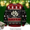 Pulp Fiction Dance Scene Snowflake Christmas Pattern Knitted Ugly Christmas Sweater