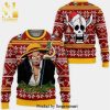 Red Hair Shanks One Piece Manga Anime Knitted Ugly Christmas Sweater