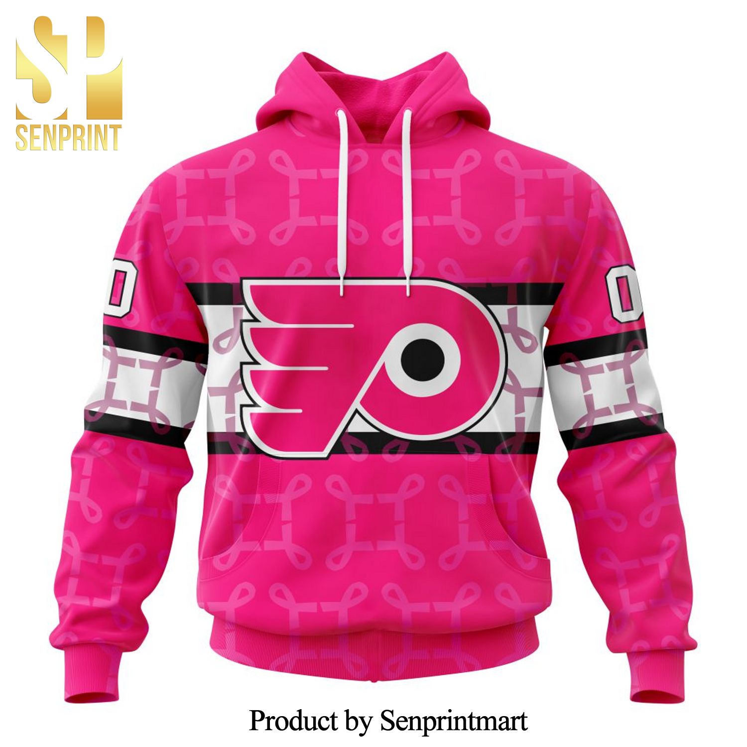 NHL Philadelphia Flyers Version In October We Wear Pink Breast Cancer All Over Printed Shirt