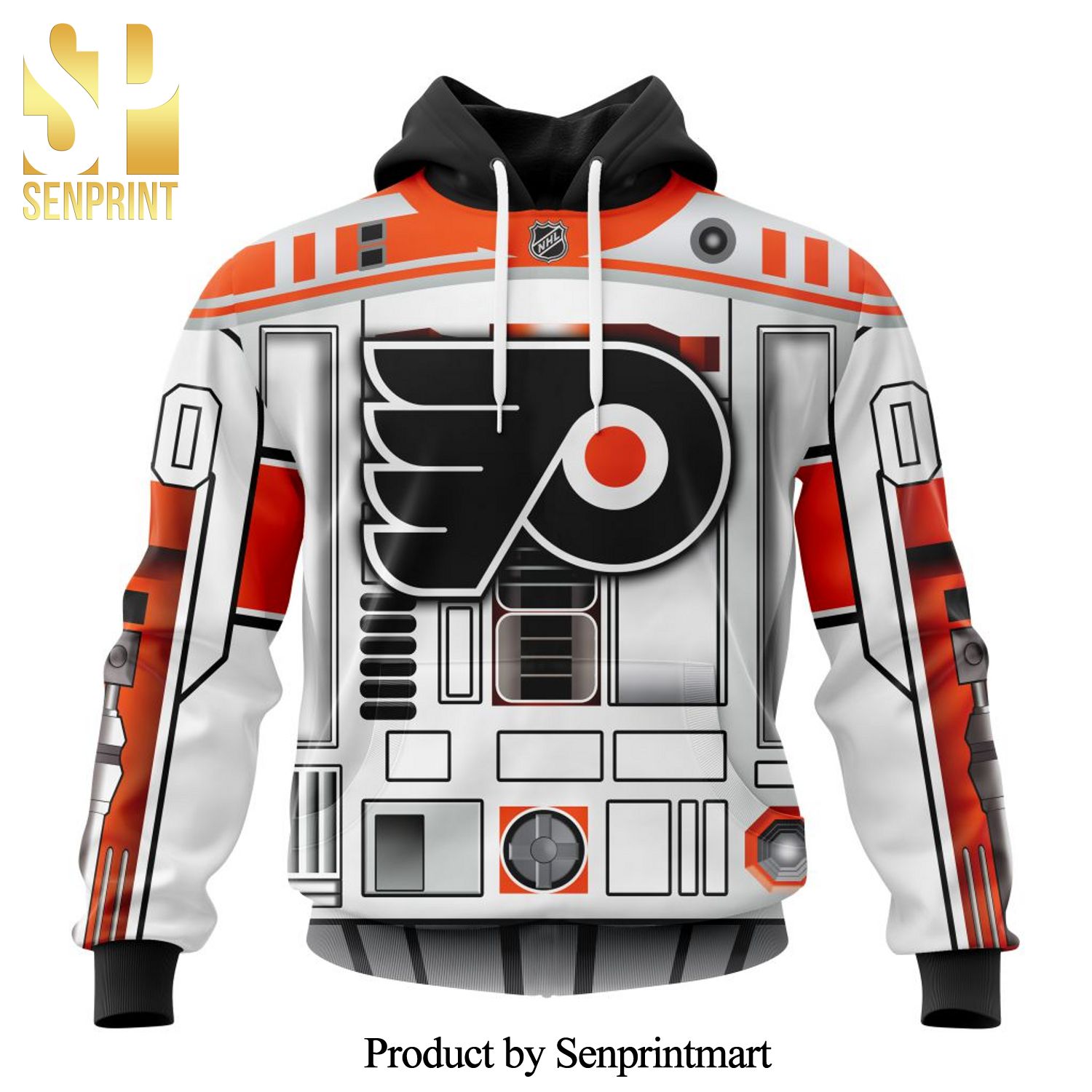 NHL Philadelphia Flyers Version Star Wars May The 4th Be With You All Over Printed Shirt