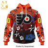 NHL Philadelphia Flyers X Kiss For Sport Fans All Over Printed Shirt