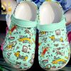 Cute Teams Cats All-Over Colorful Fashion Gift For Lover Crocs Crocband Adult Clogs