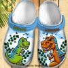 Daddy Saurus Funny Dinousaur 5 Gift For Lover Full Printing Crocs Crocband Clog