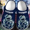 Dallas Cowboys Skull Gift For Fan 3D Crocs Shoes