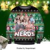 Rick and Morty Christmas Happy Human Knitted Ugly Christmas Sweater