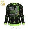 Saitama One Punch Man Anime Funny And Cool Knitted Ugly Christmas Sweater