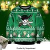 Roronoa Zoro Chibi One Piece Anime Manga Knitted Ugly Christmas Sweater