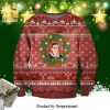 Run Run Corona Merry Archristmas Knitted Ugly Christmas Sweater