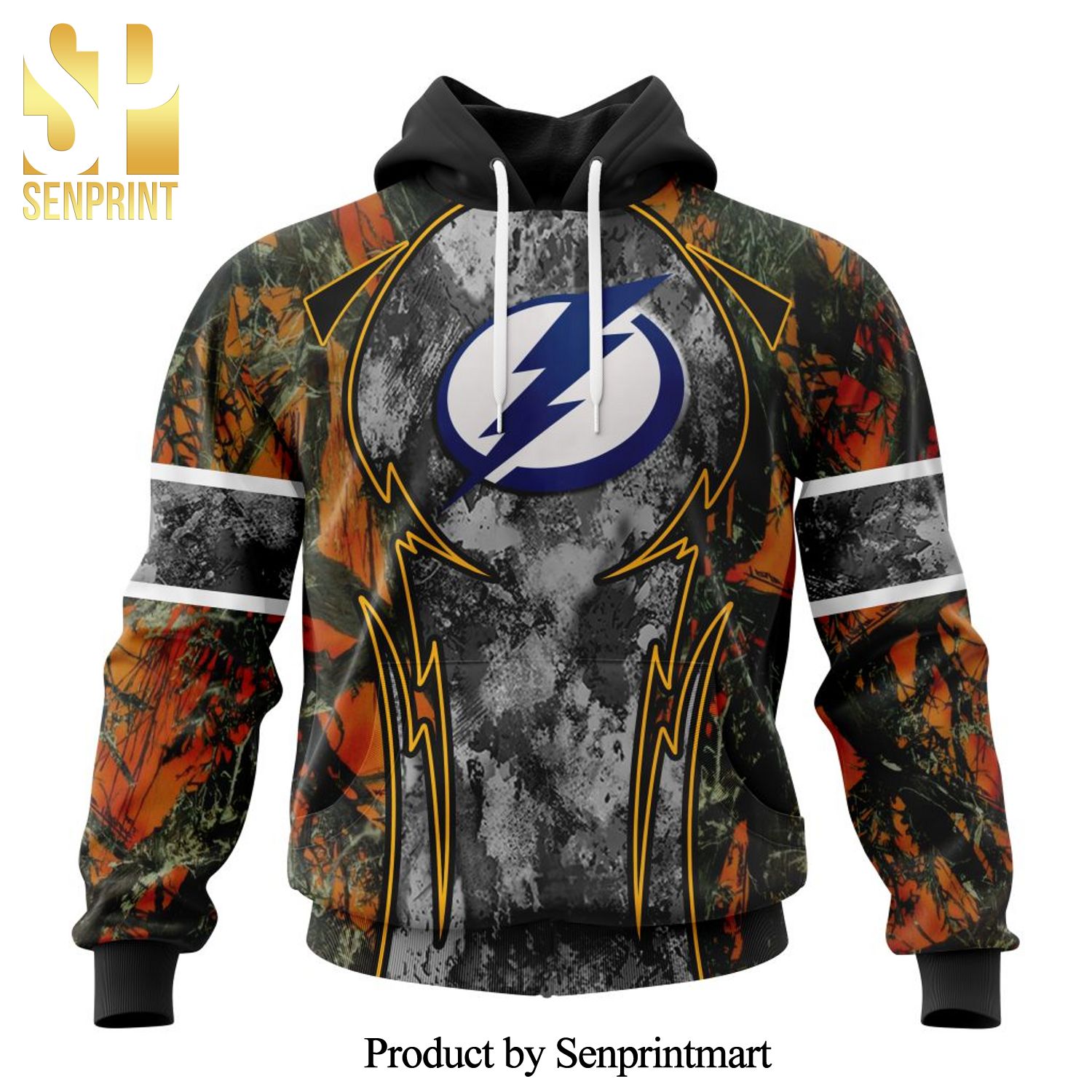 NHL Tampa Bay Lightning Version Camo Concepts For Hungting In Forest All Over Printed Shirt